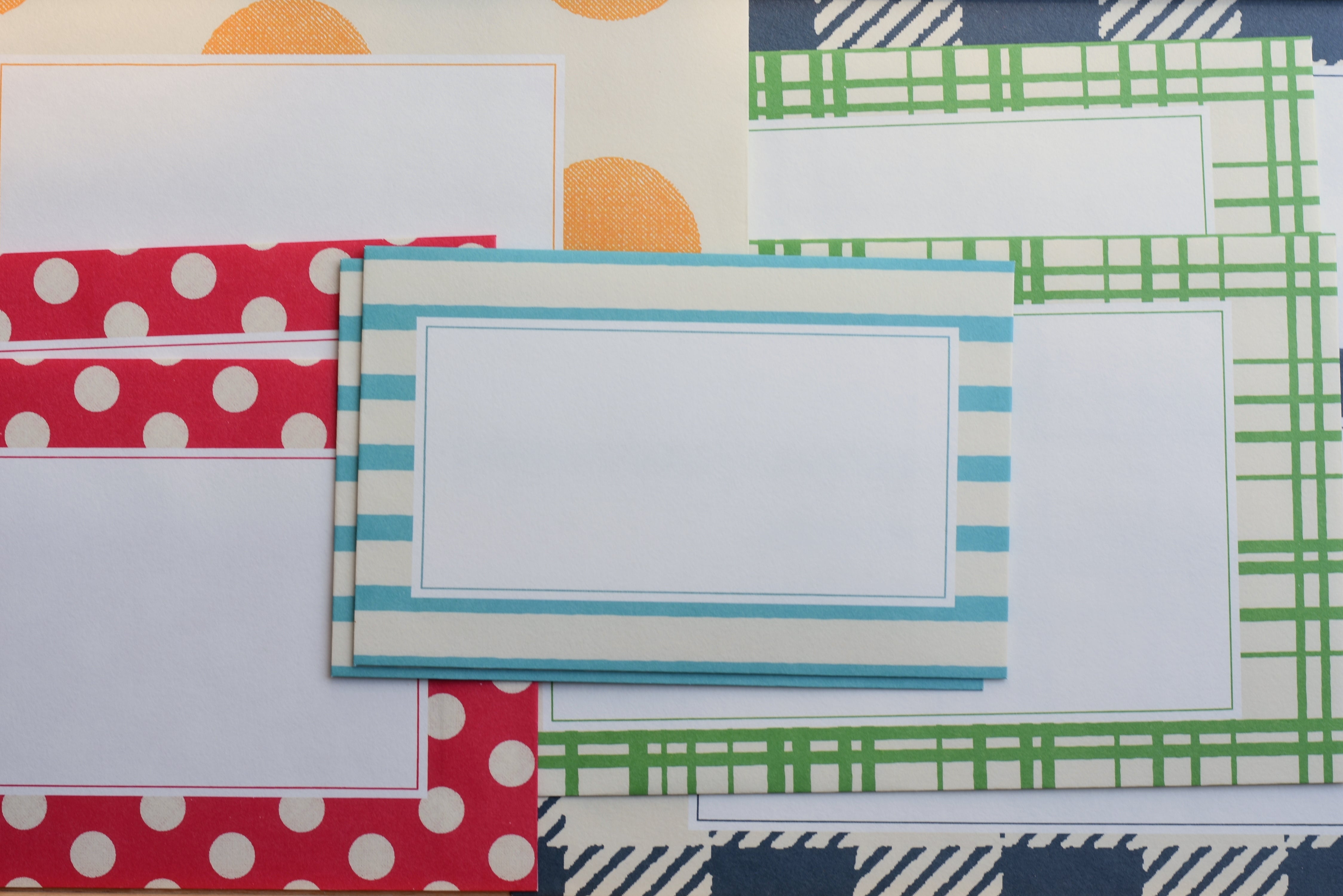 Letter Set - Bright Pattern Envelopes