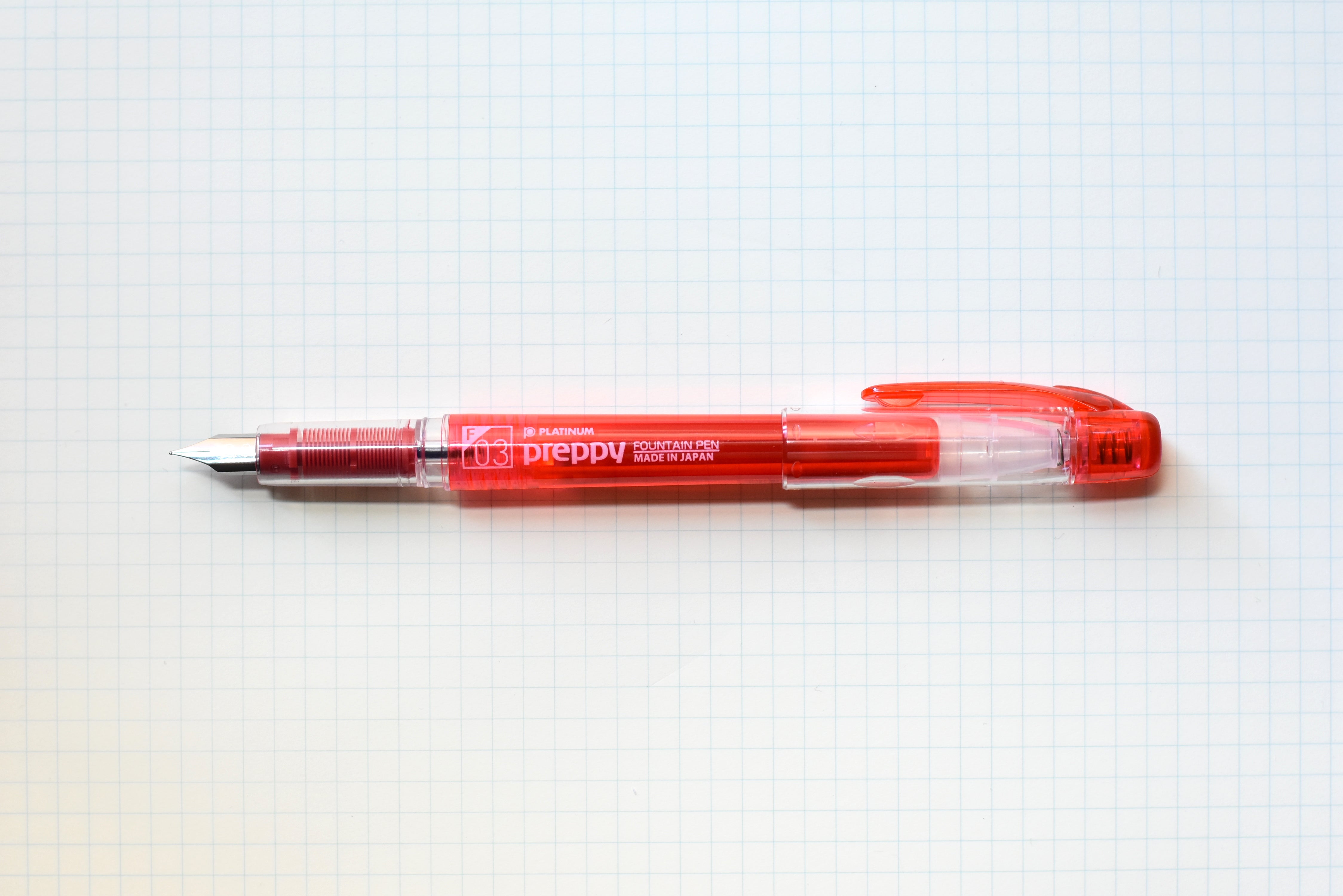 Platinum Preppy Fountain Pen - Red