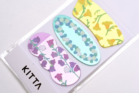 Kitta Portable Washi Tape - Clear - Flower Petals