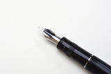 Pilot Justus 95 Fountain Pen - Stripe - Black/Rhodium