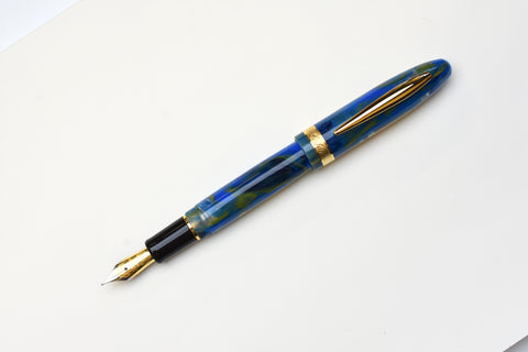 Laban Taroko Fountain Pen - Sunrise Blue