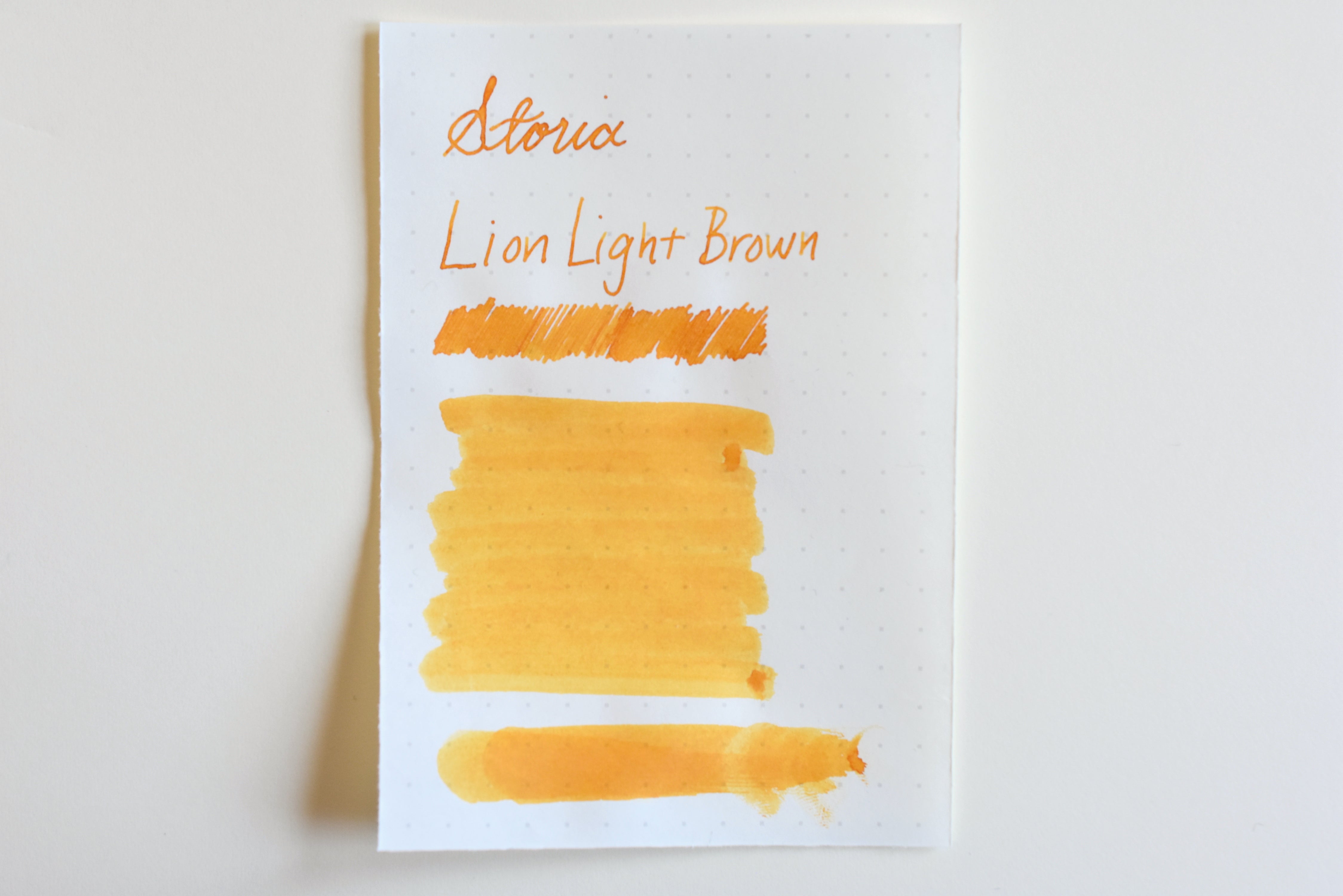 Sailor Storia Pigment Ink - 20mL - Lion Light Brown