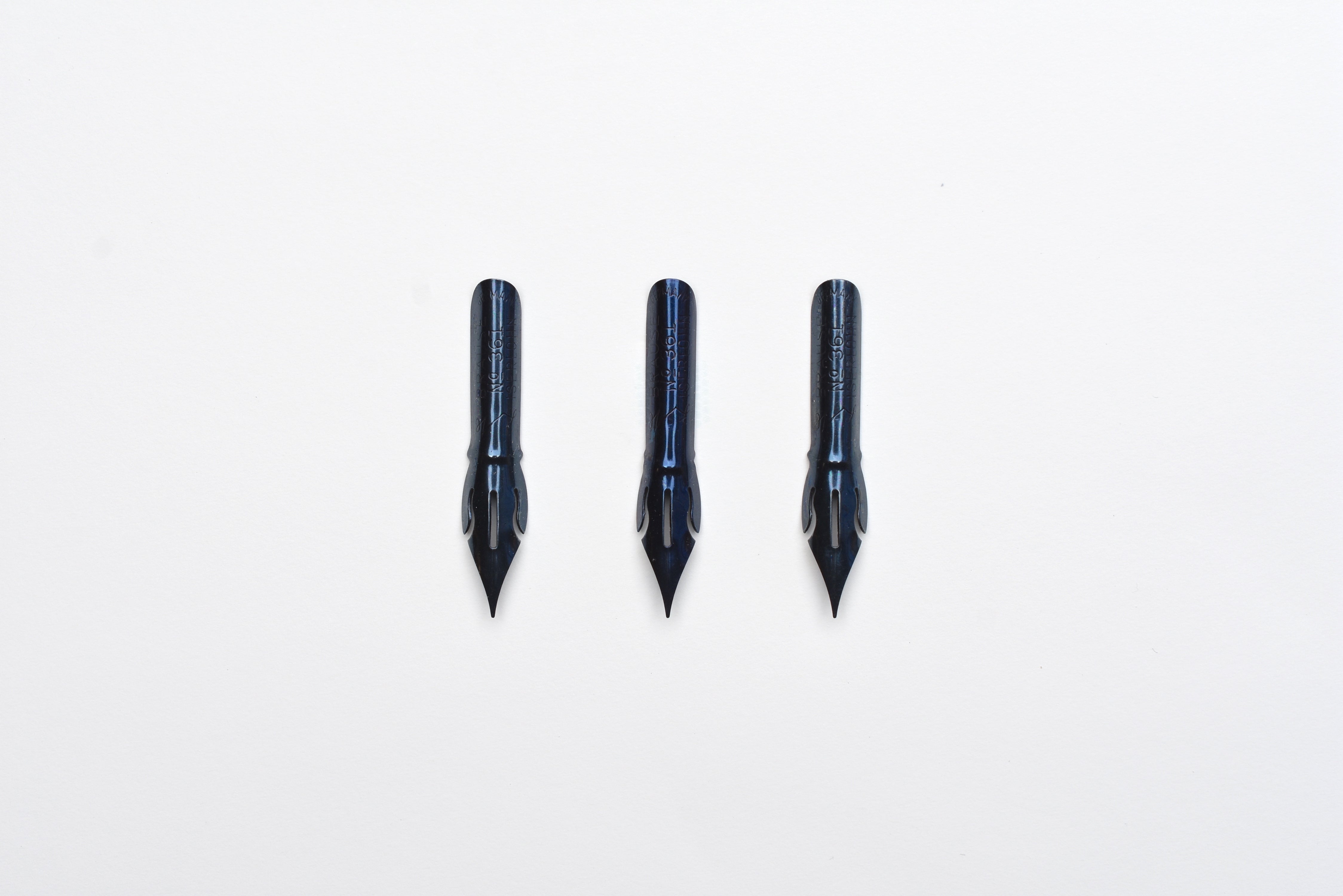 Brause Calligraphy Nib - Steno Blue Pumpkin 361 - Set of 3