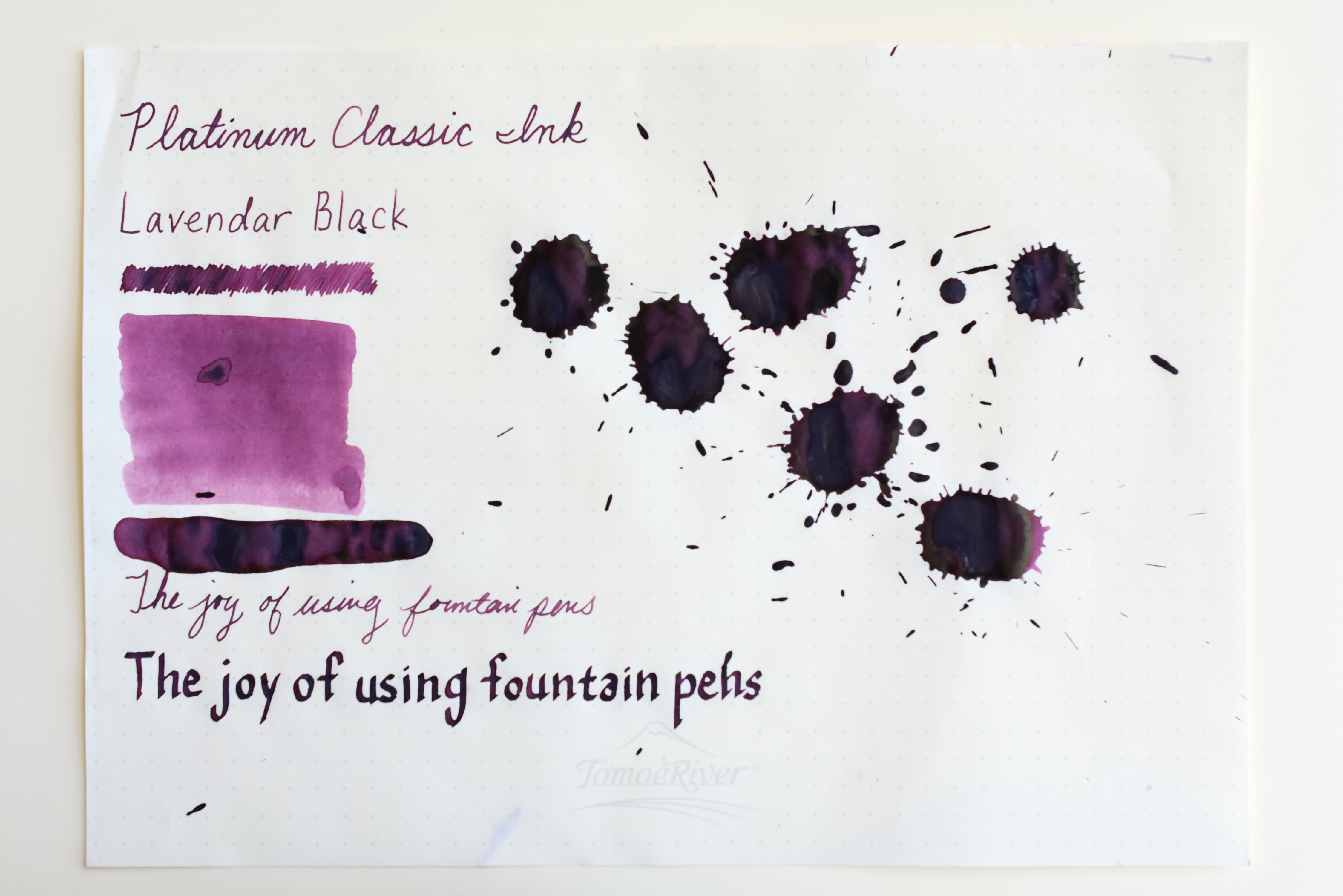 Platinum Classic Ink - Lavender Black