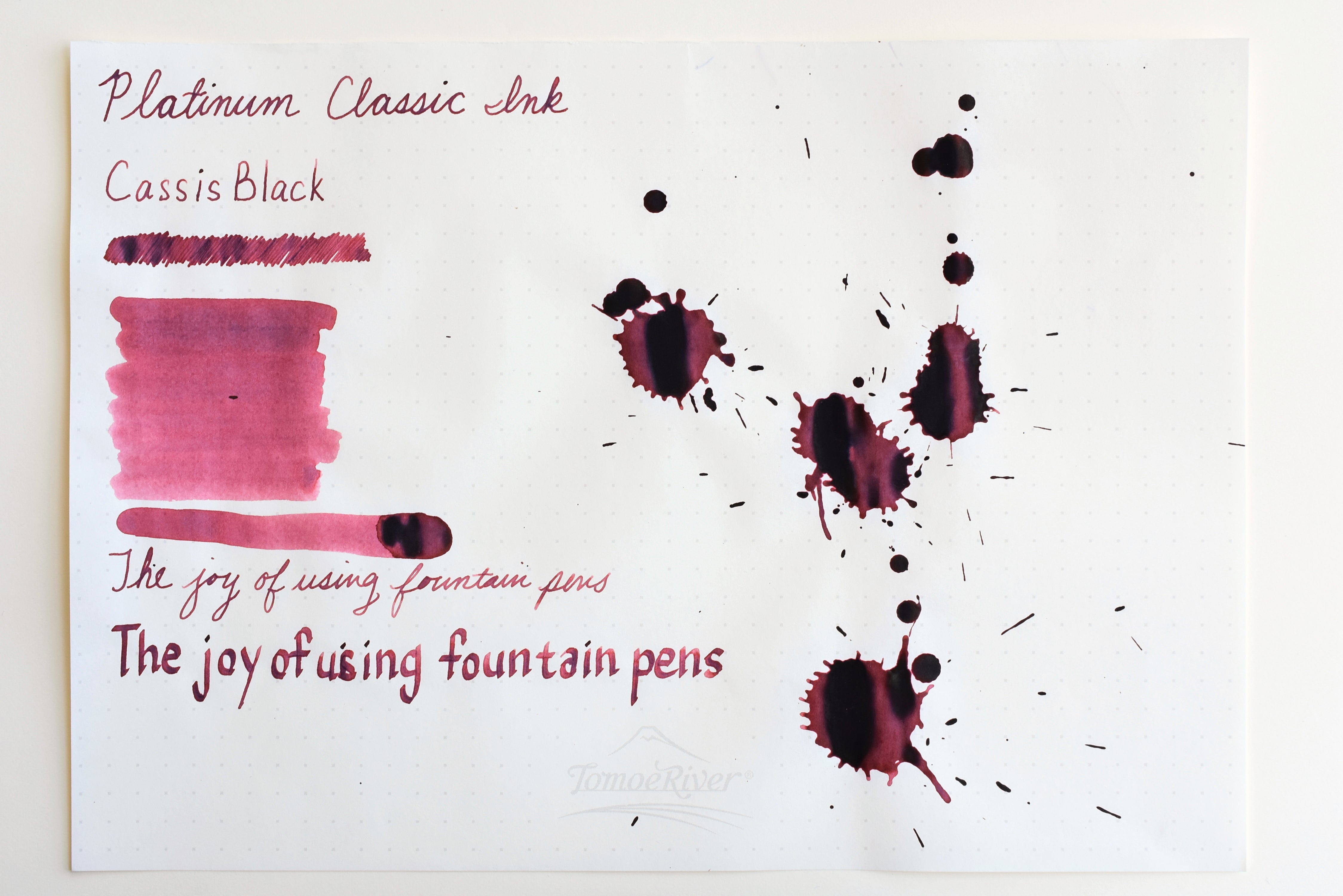 Platinum Classic Ink - Cassis Black