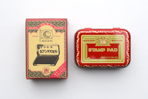 Shachihata Memo Pad and Tin - 95th Anniversary Edition