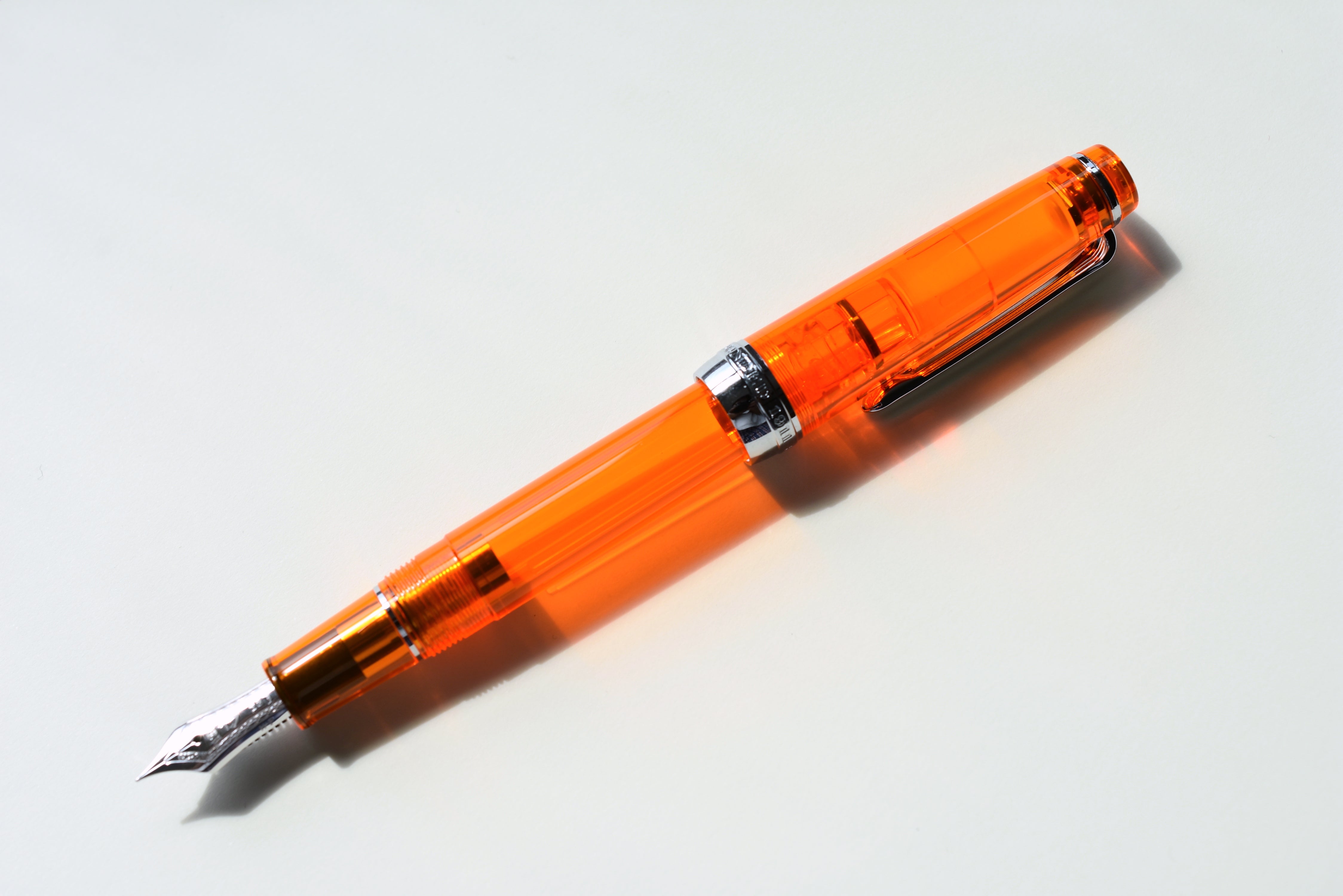 Sailor Pro Gear Slim Transparent - Orange/Silver