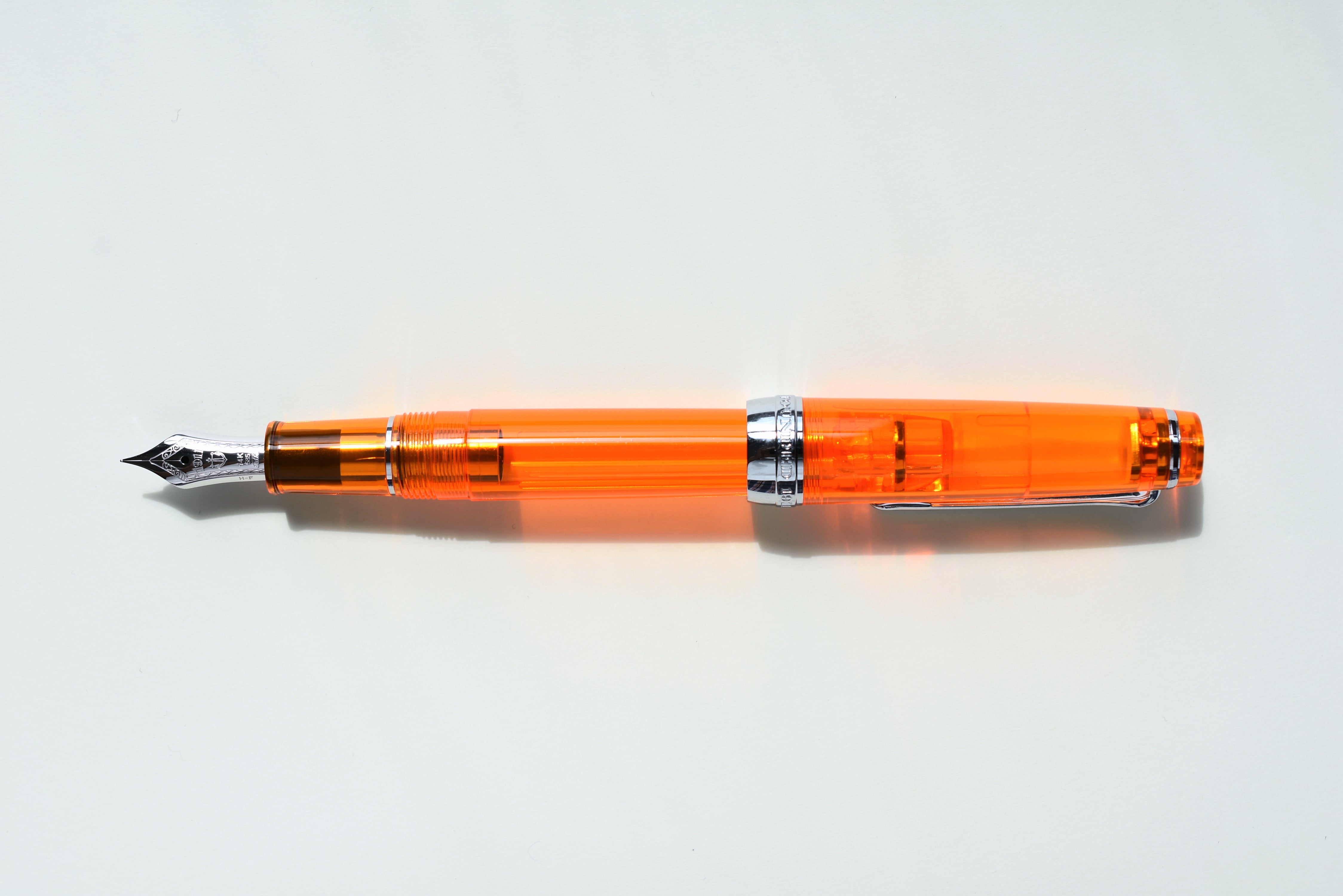 Sailor Pro Gear Slim Transparent - Orange/Silver