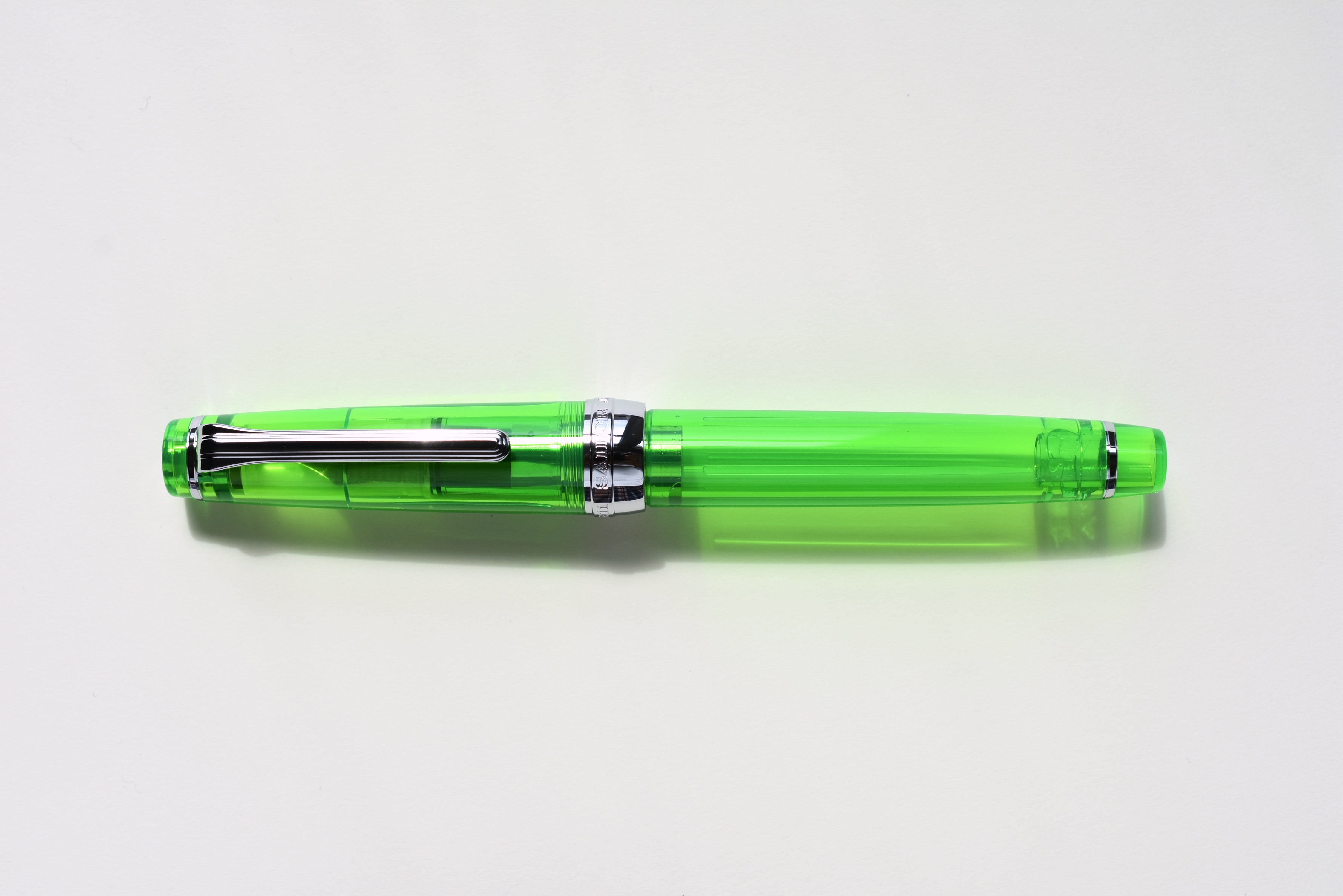 Sailor Pro Gear Slim Transparent - Green/Silver