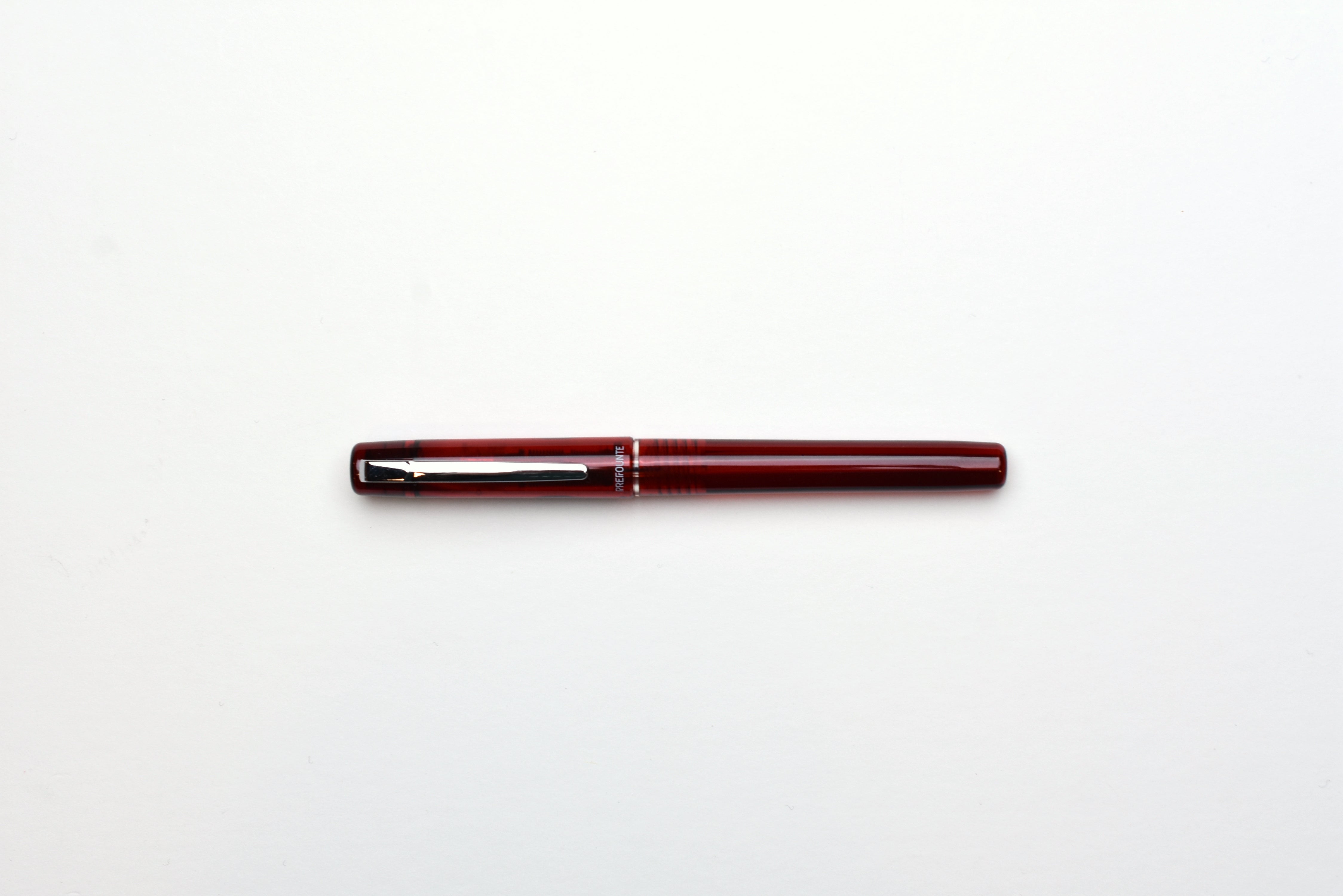 Platinum Prefounte Fountain Pen - Crimson Red