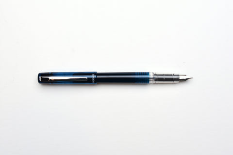 Platinum Prefounte Fountain Pen - Graphite Blue