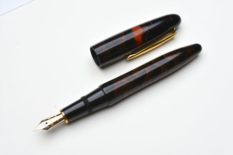 Platinum Izumo Urushi Fountain Pen - Ginsen Yakumo