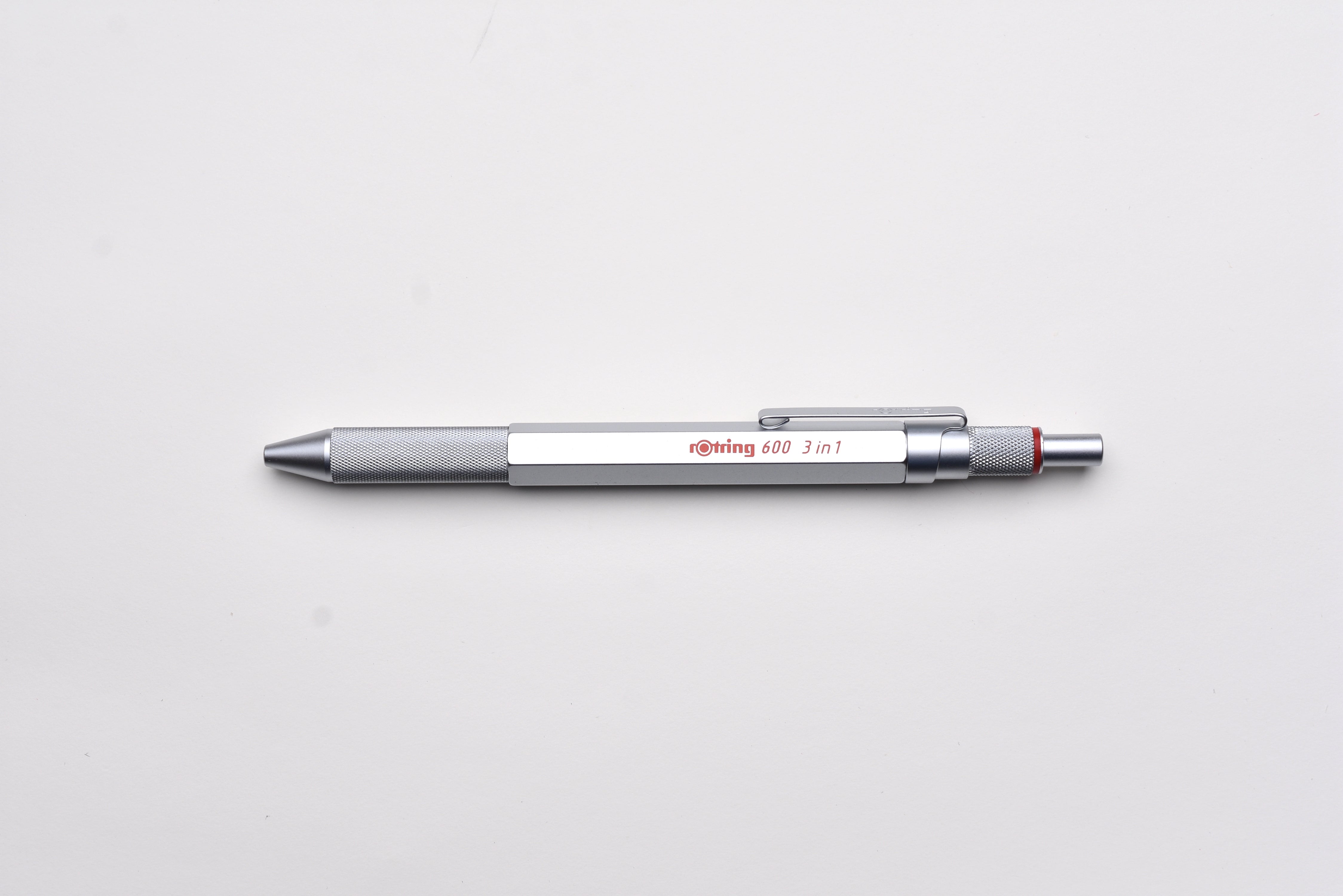 rOtring 600 3-in-1 Ballpoint Multi Pen - Silver