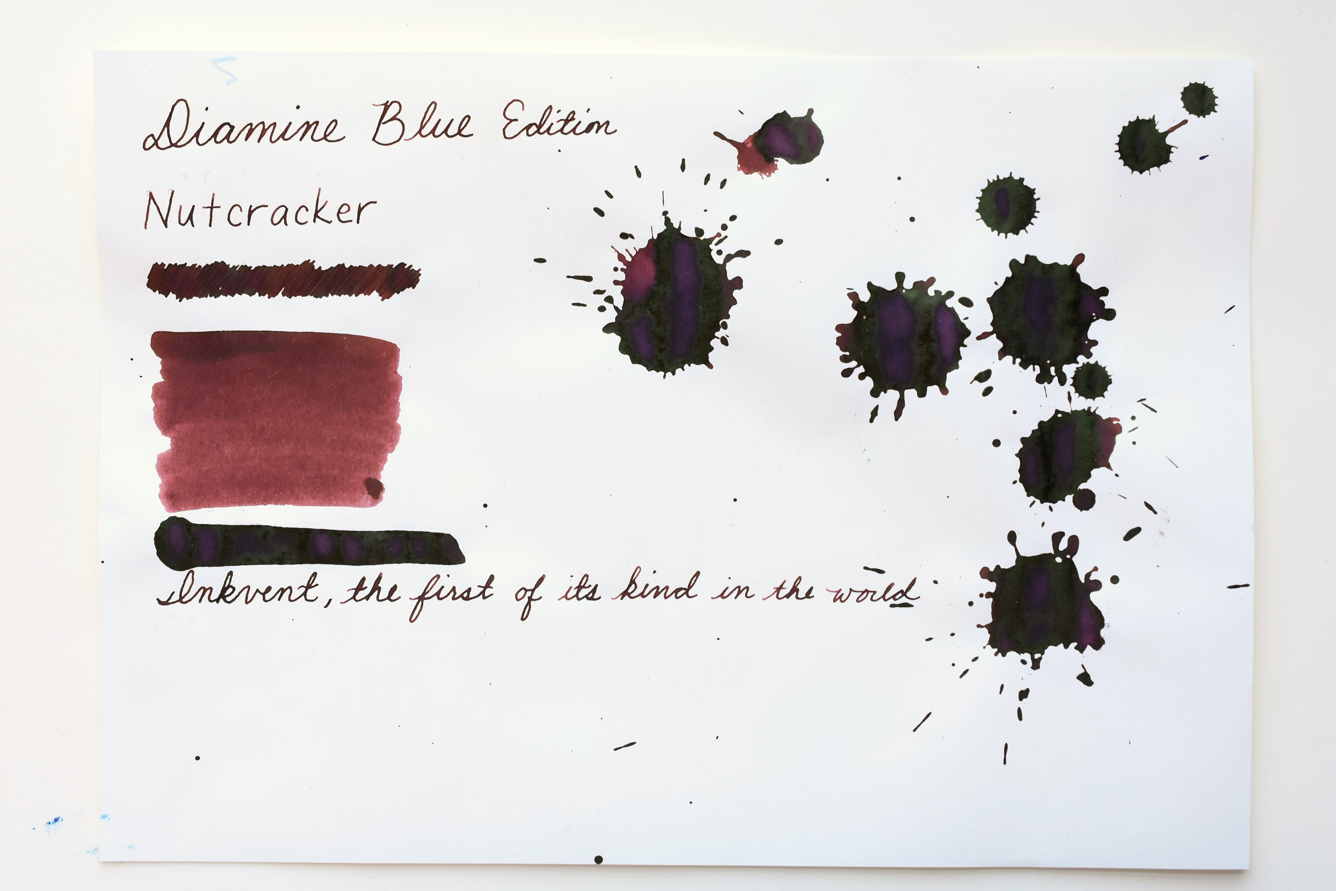 Ink Sample - Diamine Blue Edition