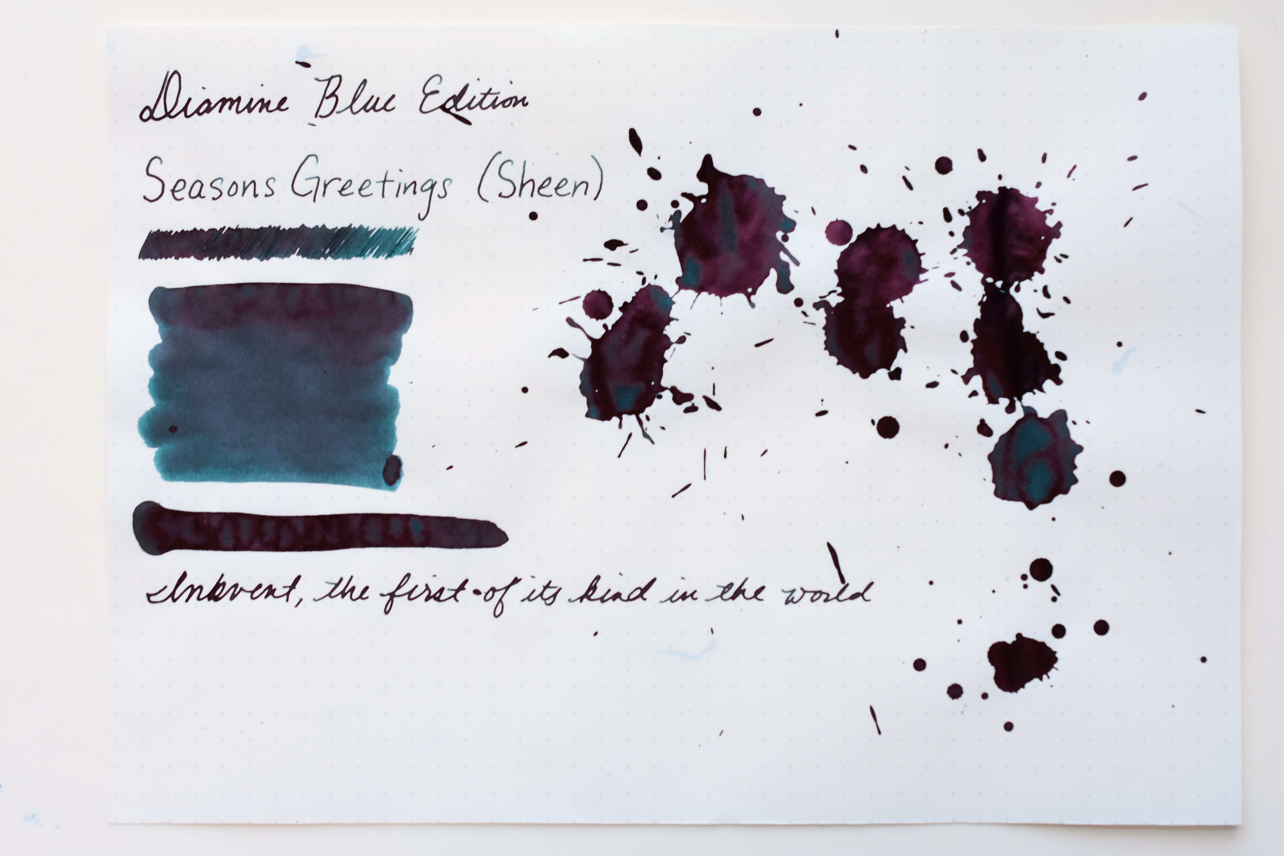 Diamine Blue Edition - Seasons Greetings