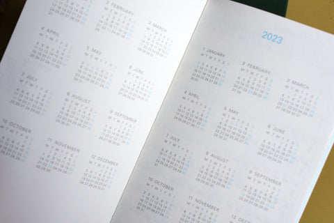 Kokuyo 2022 Field Notebook Monthly Planner