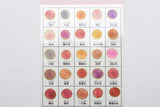 Kamio Color Tracing Stickers with Gold Foil Border