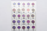 Kamio Color Tracing Stickers with Gold Foil Border