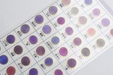 Kamio Color Tracing Stickers with Gold Foil Border