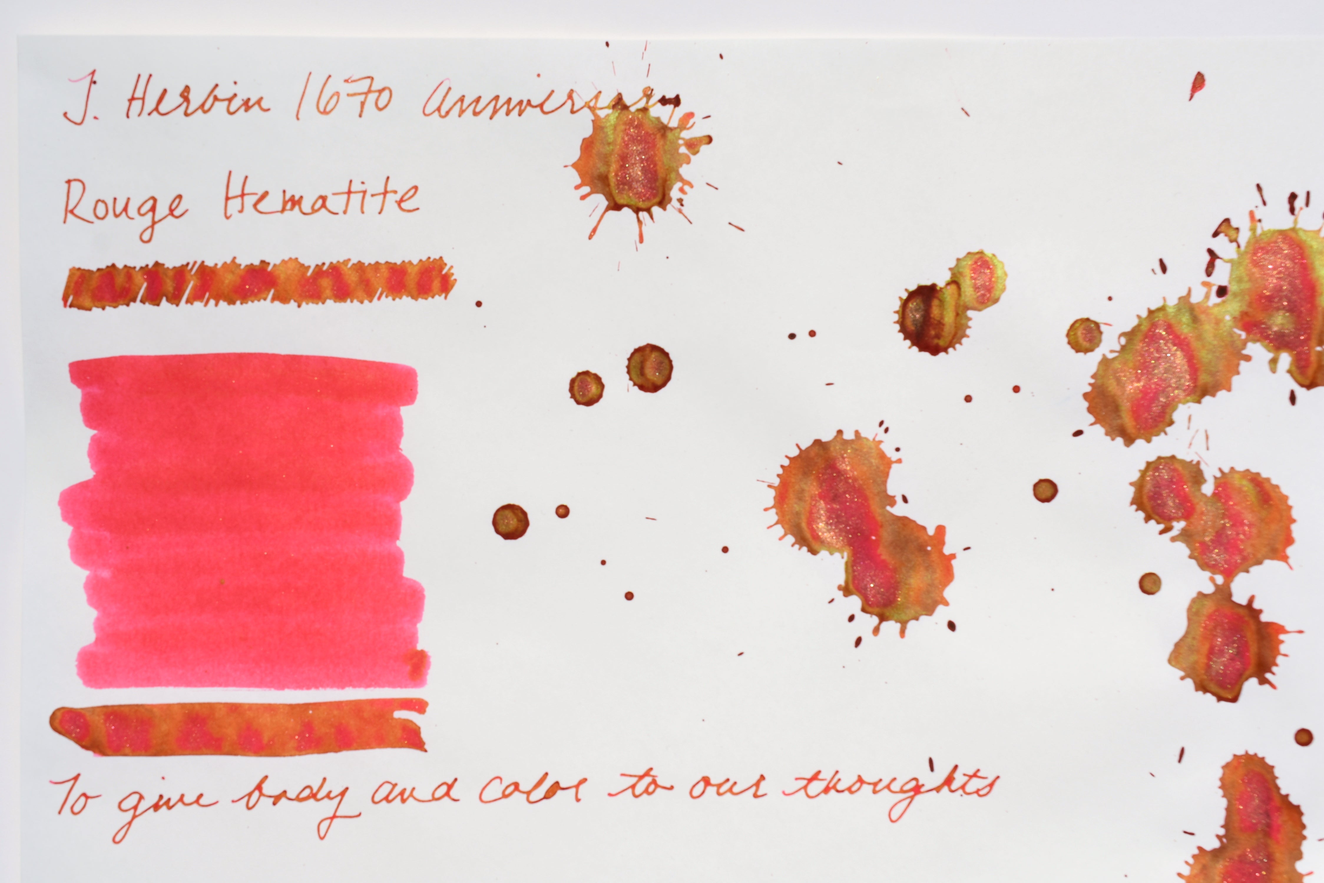 J. Herbin - 1670 Rouge Hematite - 50mL bottled ink