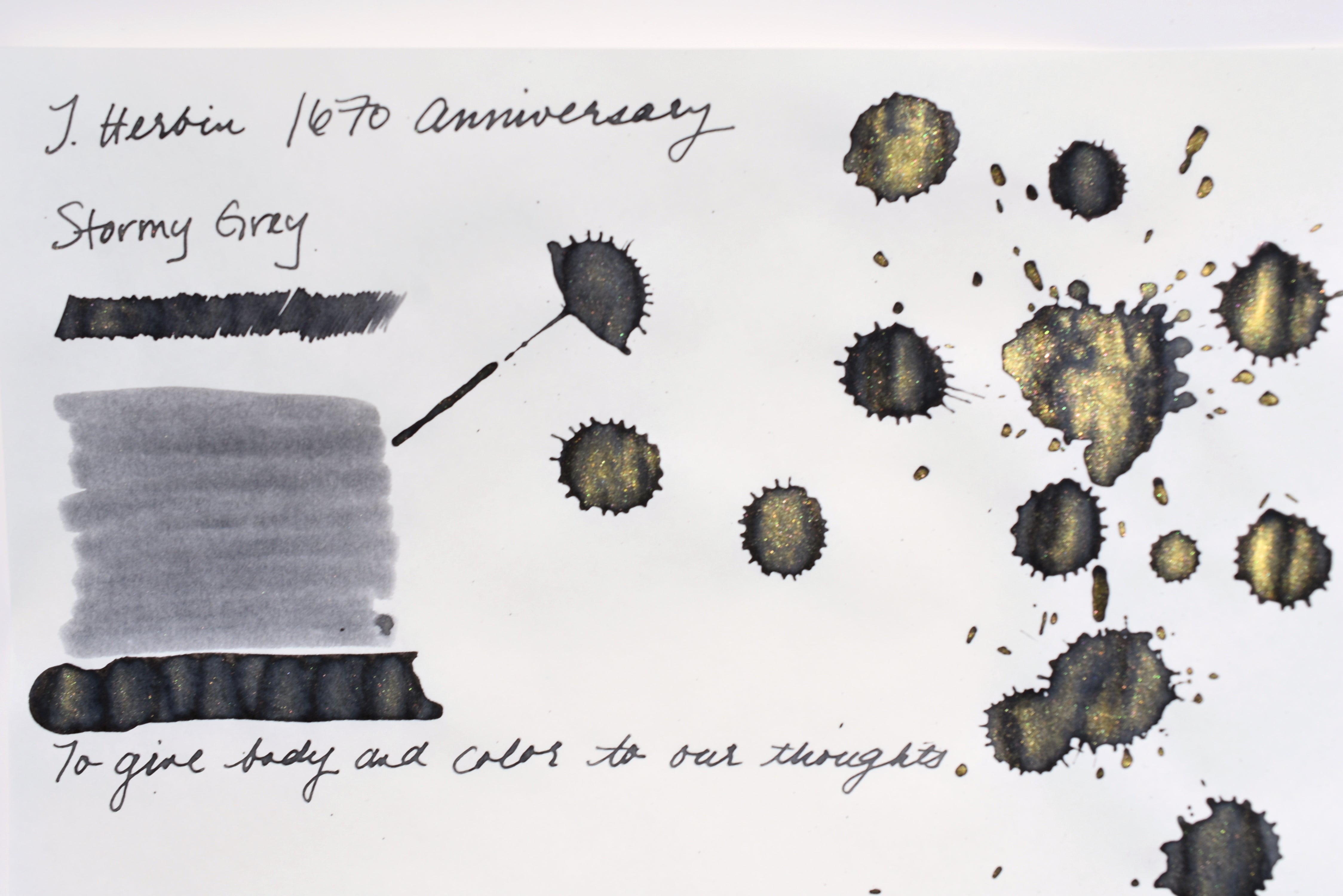 J. Herbin - 1670 Stormy Grey - 50mL bottled ink