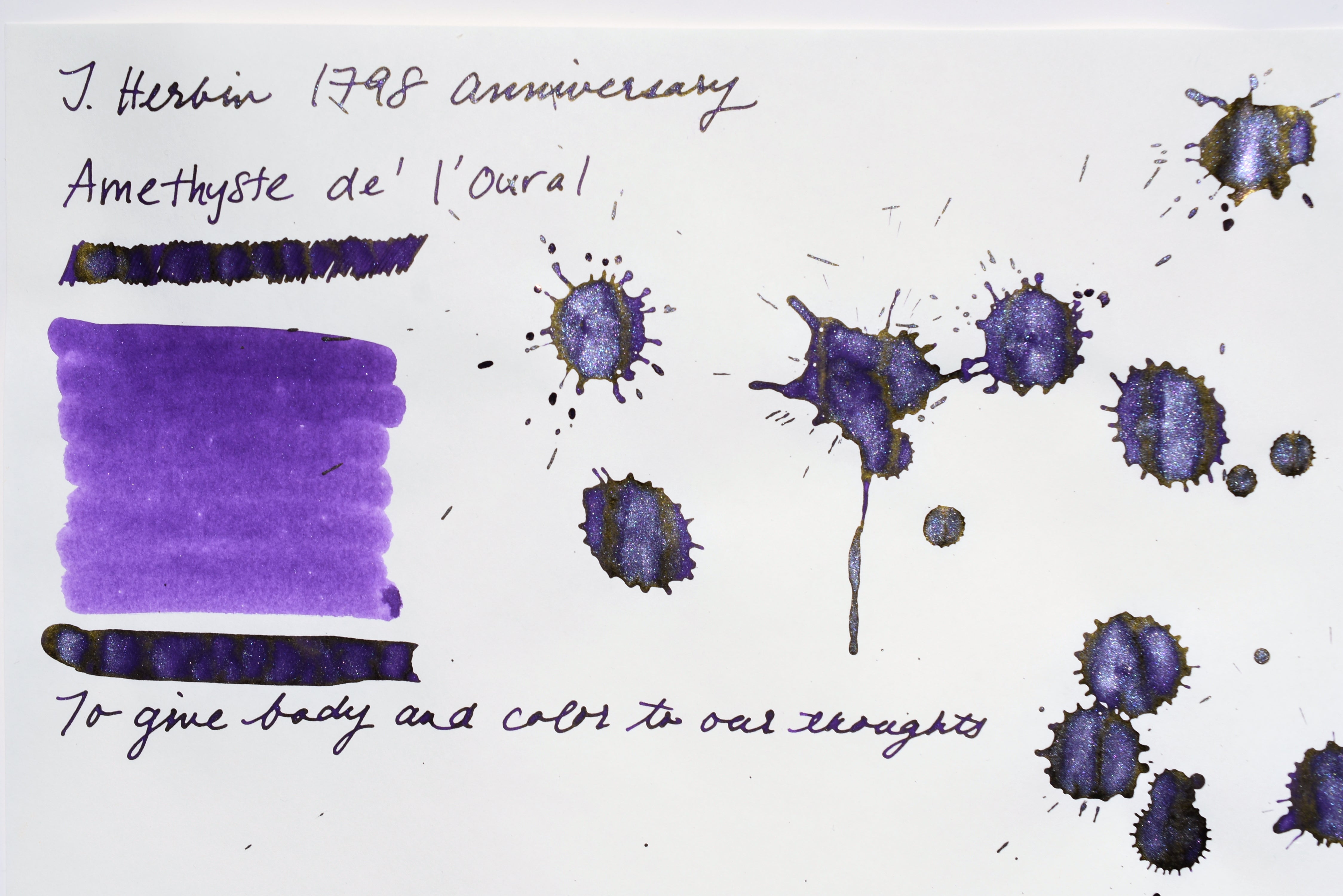 J. Herbin - 1798 Amethyste De L'Oural - 50mL bottled ink