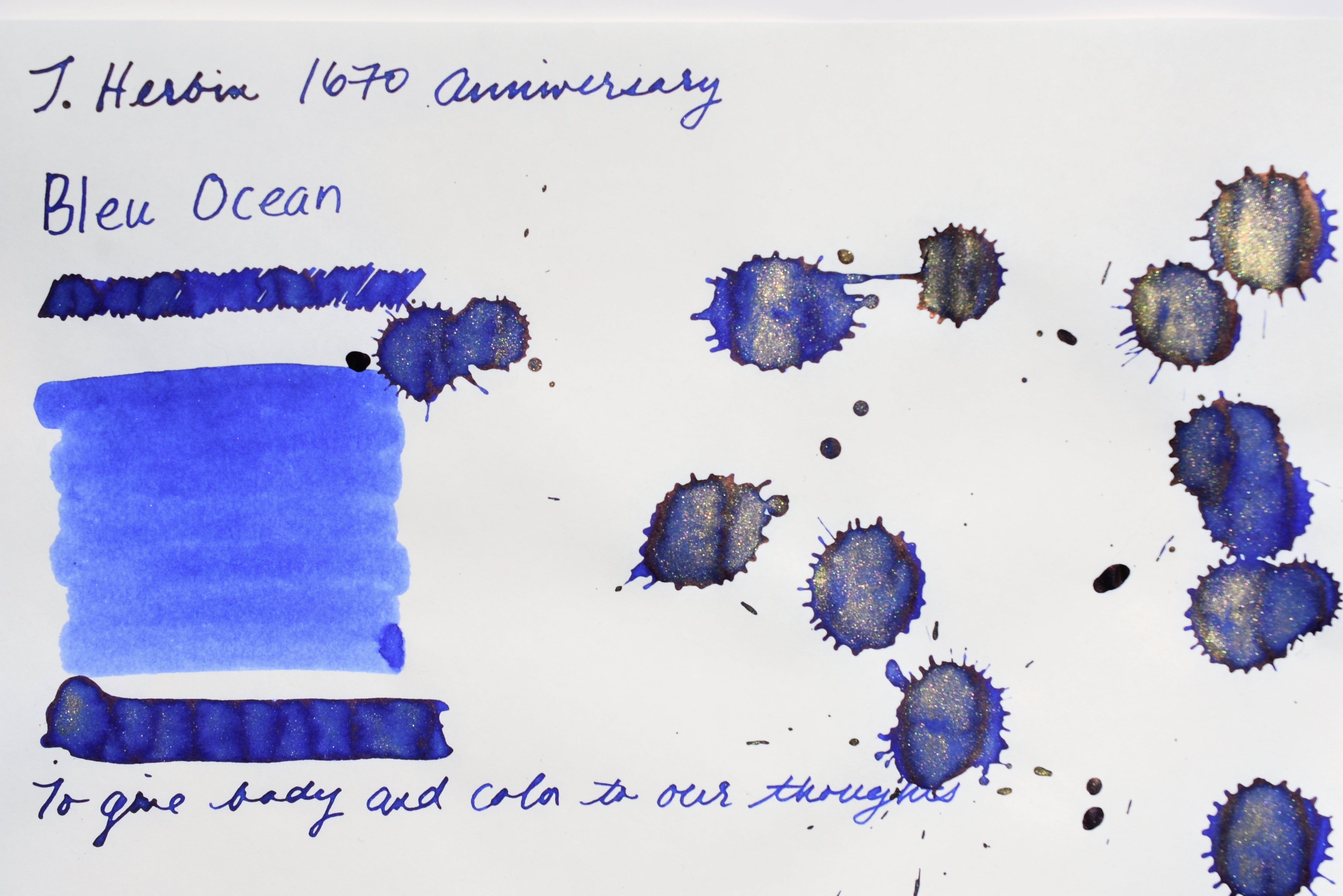 J. Herbin - 1670 Bleu Ocean - 50mL bottled ink