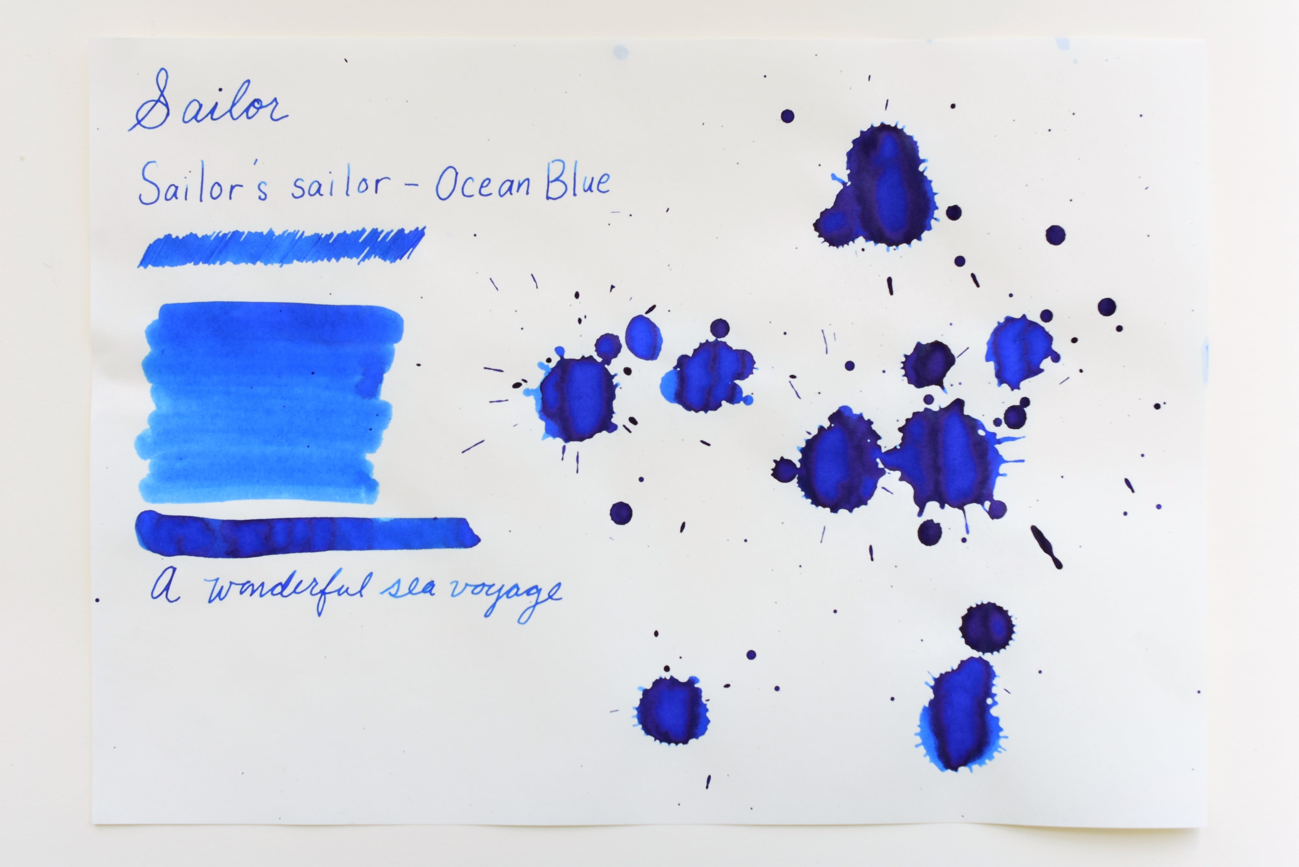 Sailor's sailor - Ocean Blue - Ink Studio 15th Anniversary Edition