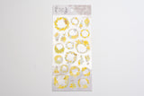 Wreath Sticker - Yellow