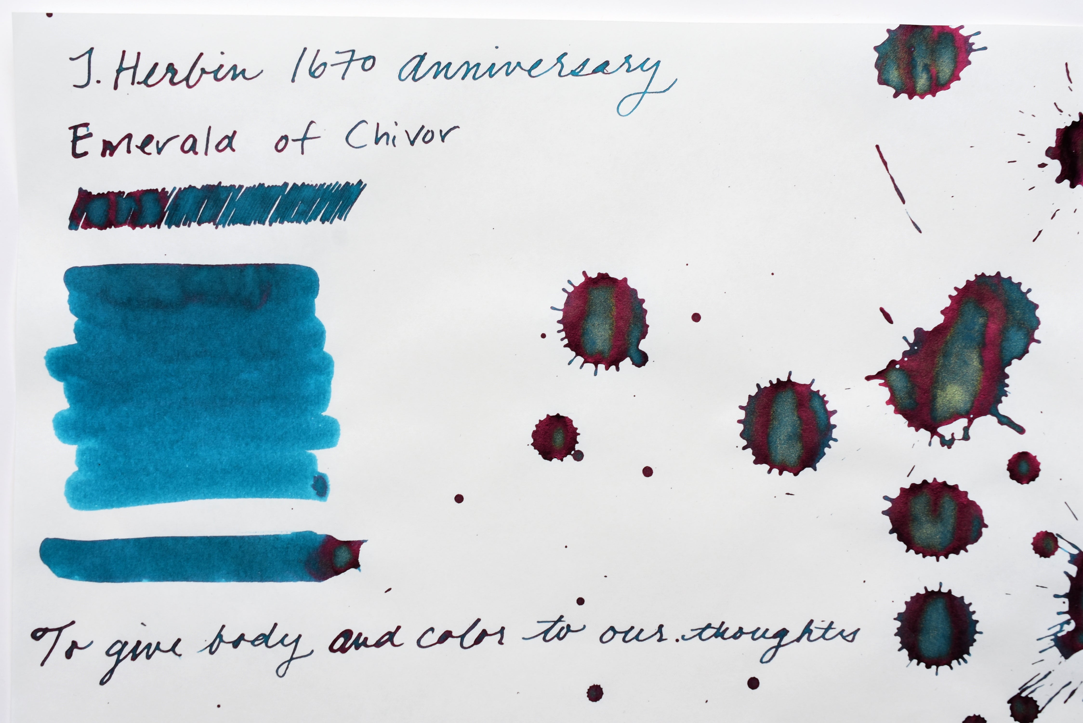 J. Herbin - 1670 Emerald of Chivor - 50mL bottled ink