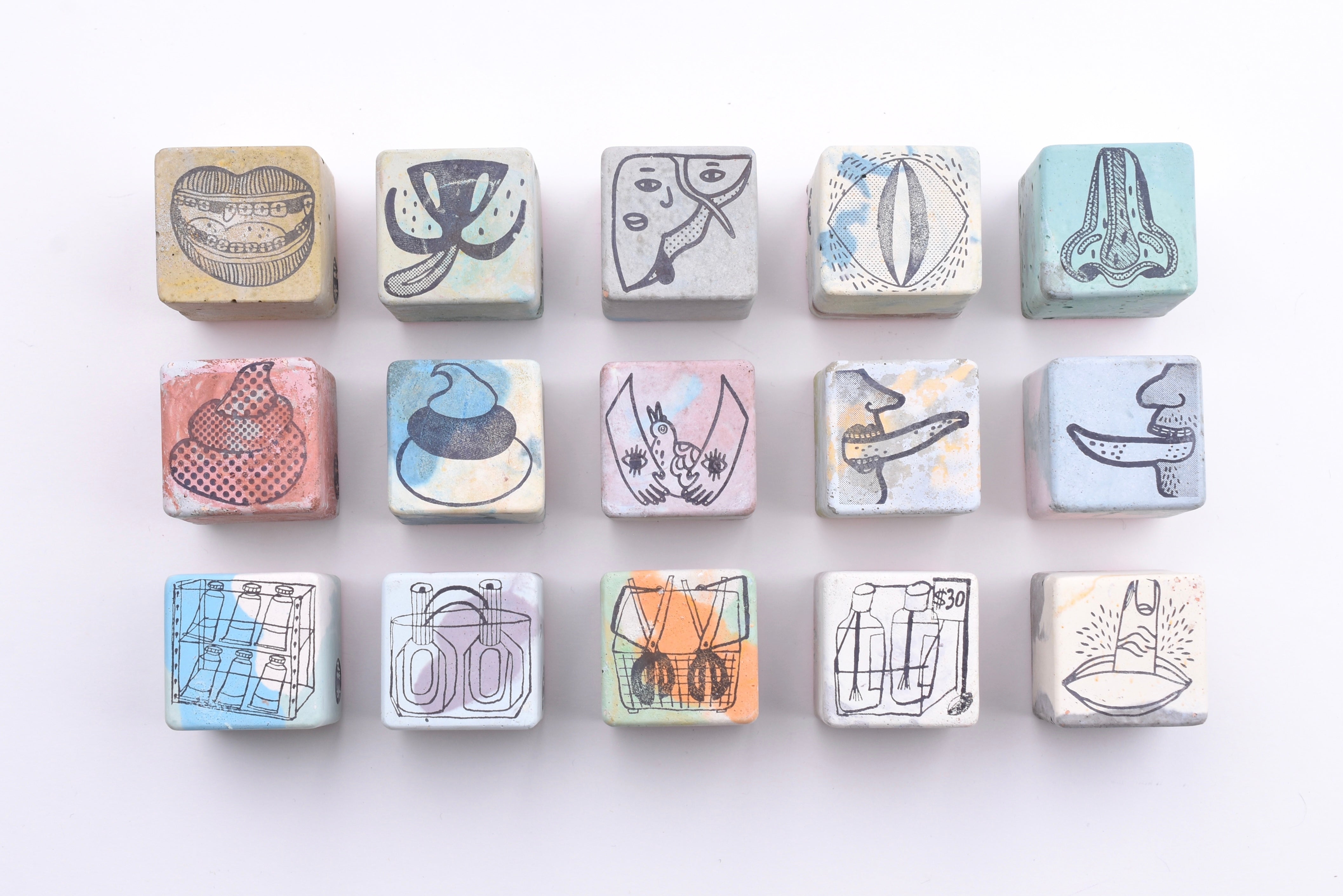 Dan Wei Industry - Cement Rubber Stamp - Motifs