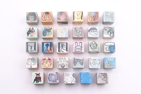 Dan Wei Industry - Cement Rubber Stamp - Characters