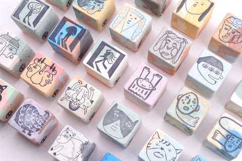 Dan Wei Industry - Cement Rubber Stamp - Characters