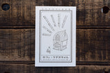 Letterpress Postcard - Cafe Radio Time