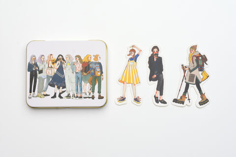 La Dolce Vita Sticker Set with Tin - Bon Voyage