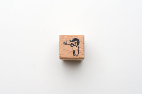 Yohand Studio Wooden Stamp - Telescope