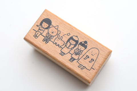 Yohand Studio Wooden Stamp - Friends