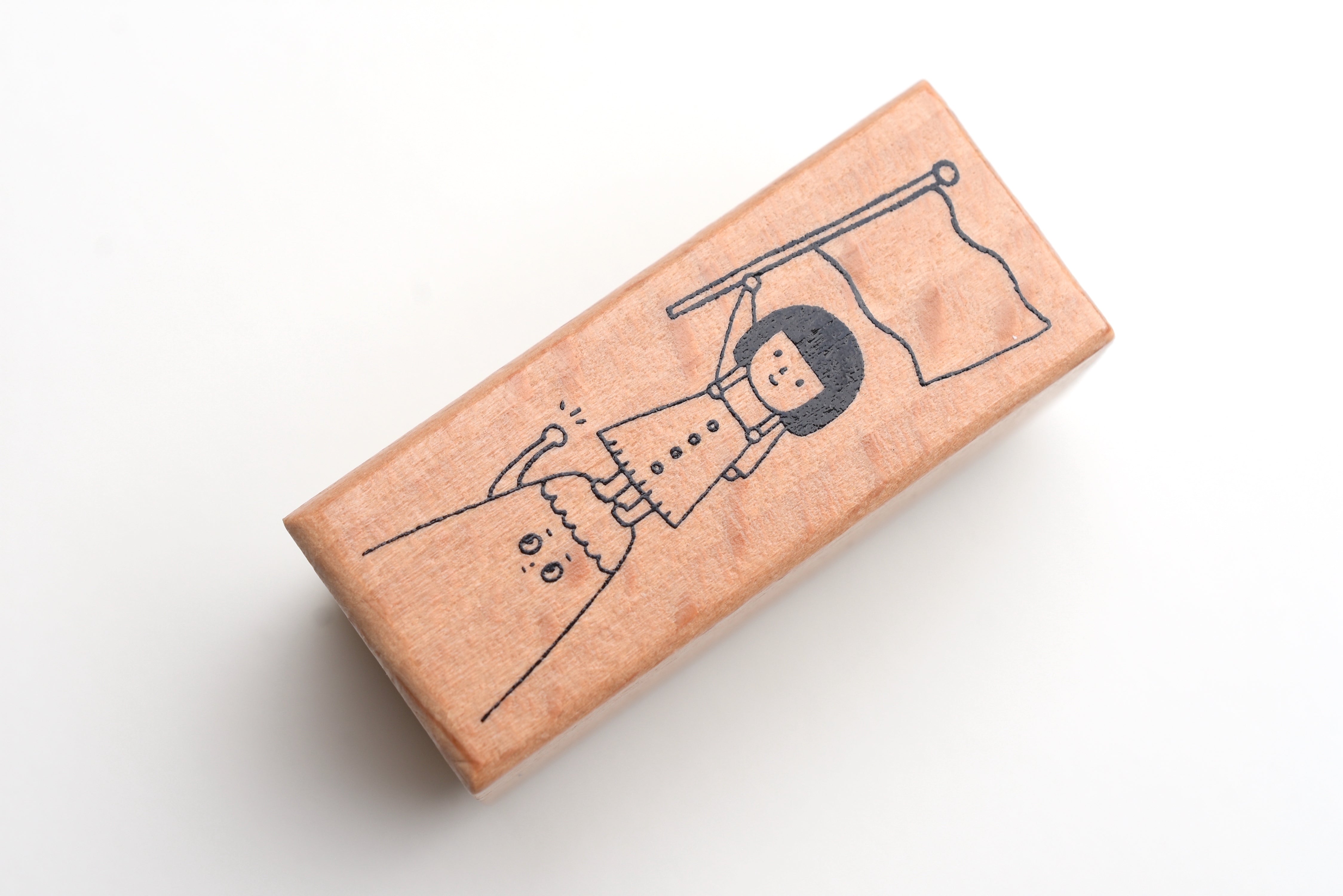 Yohand Studio Wooden Stamp - Reaching the Summit