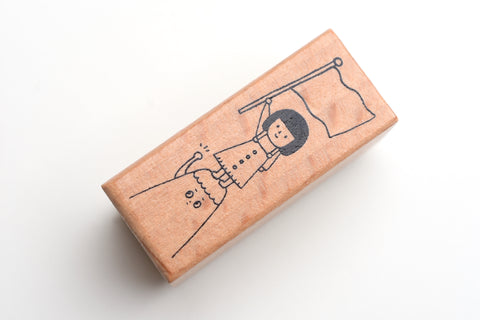 Yohand Studio Wooden Stamp - Reaching the Summit