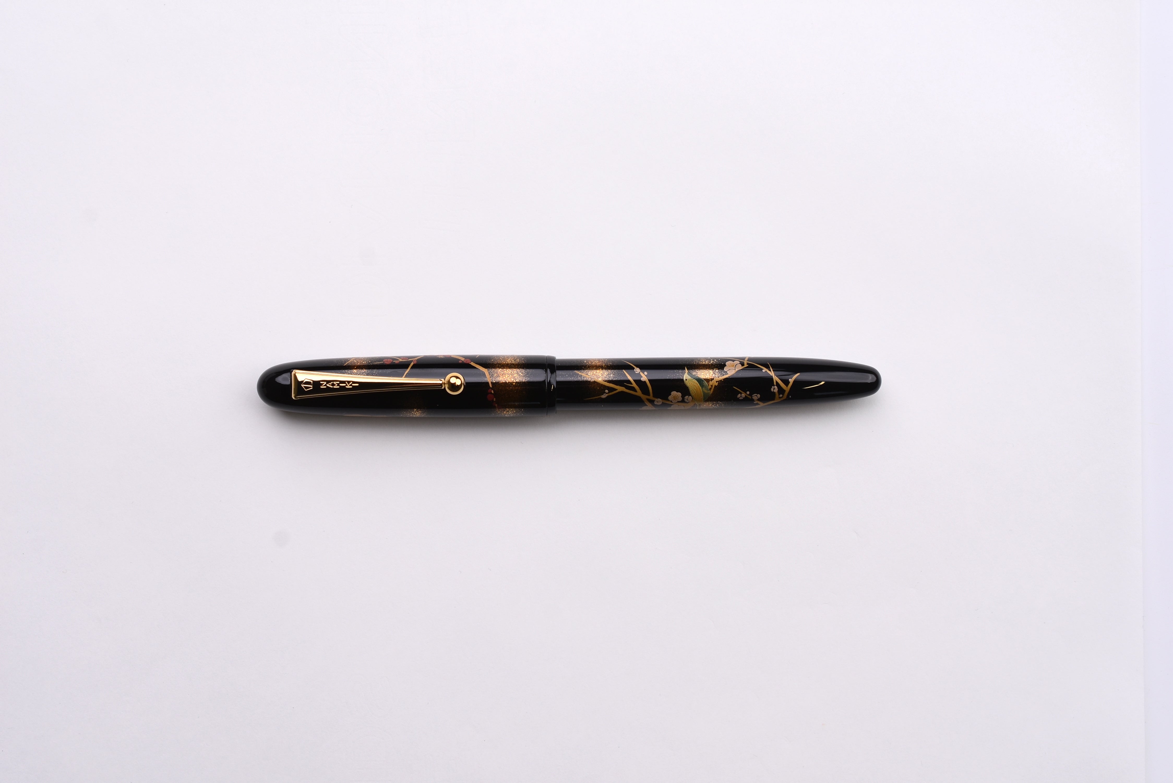 Pilot Namiki Yukari Maki-e Fountain Pen - Apricot Tree and Warbler