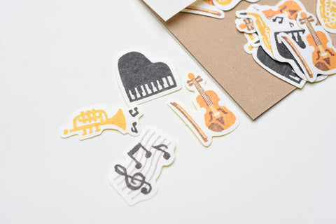 Furukawa Paper "Pochitto" Flake Sticker - Music