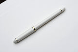 Sailor Fude DE Mannen Brush Style Fountain Pen - Pearl White