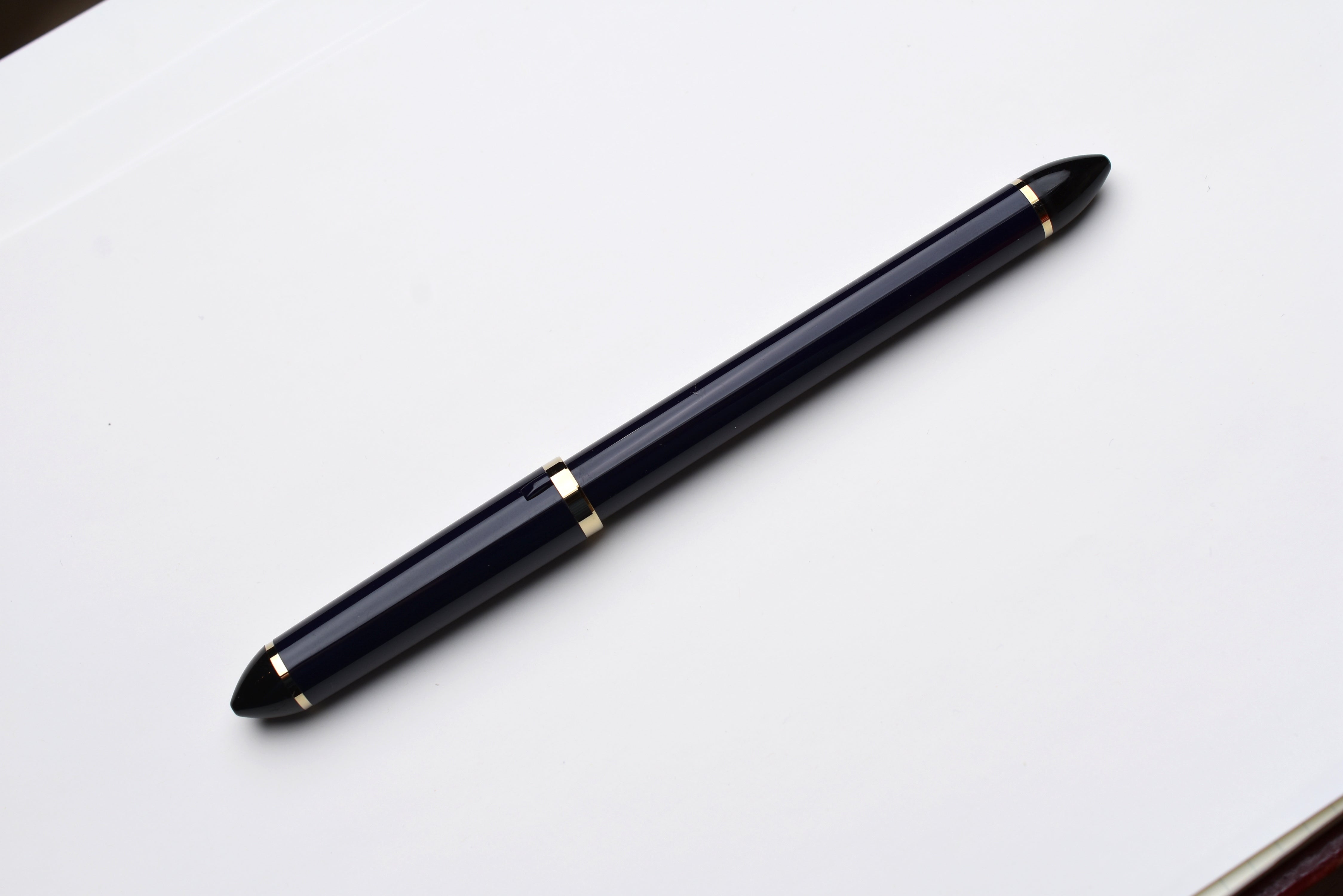 Sailor Fude DE Mannen Brush Style Fountain Pen - Dark Blue