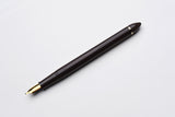 Sailor Fude DE Mannen Brush Style Fountain Pen - Pearl Brown