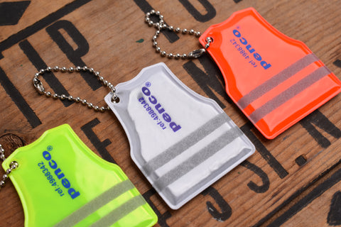 Penco Safety Vest Reflective Keychain