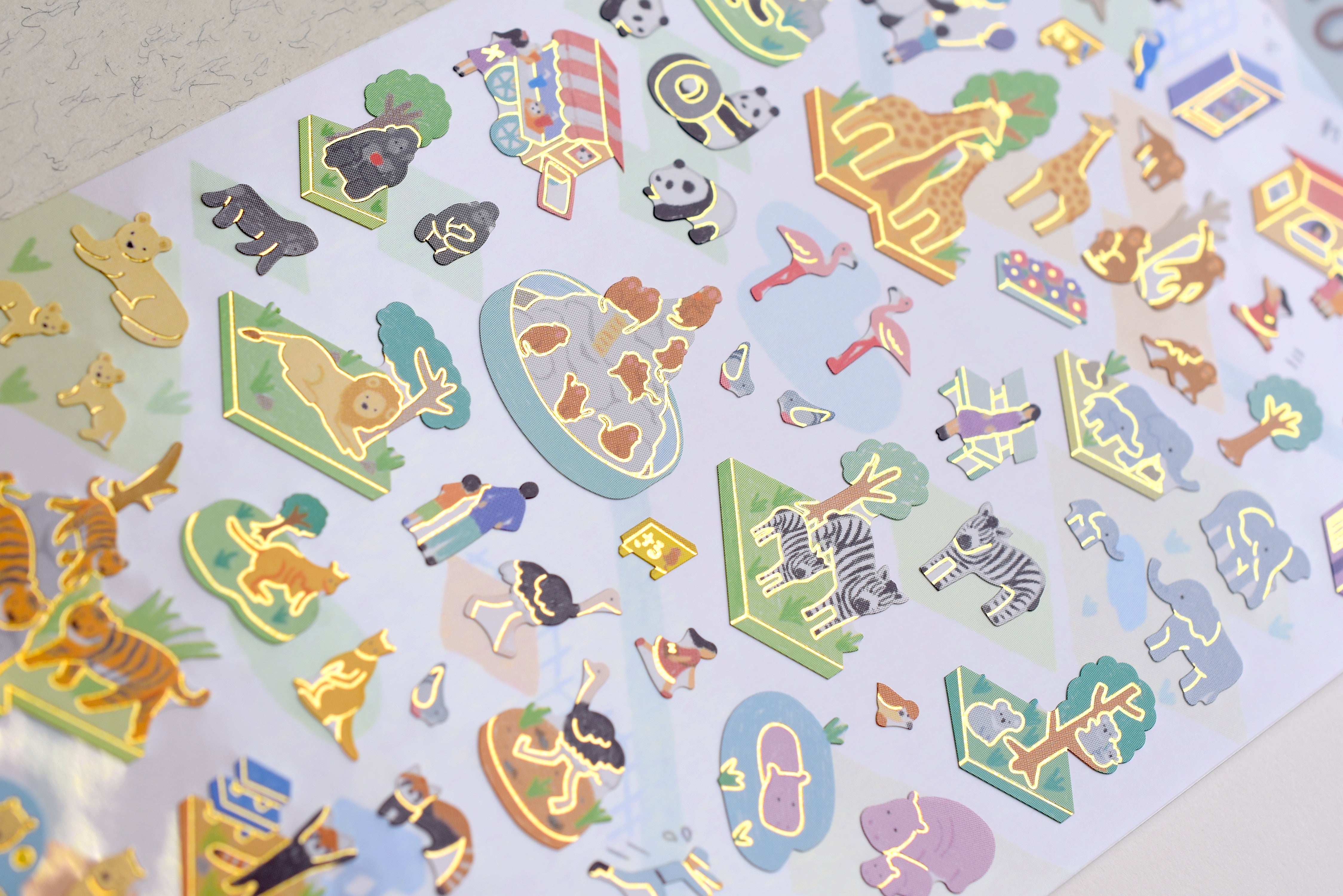 Kamio Street Map Stickers - Zoo