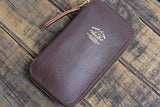 The Superior Labor Zip Pen Case - Dark Brown