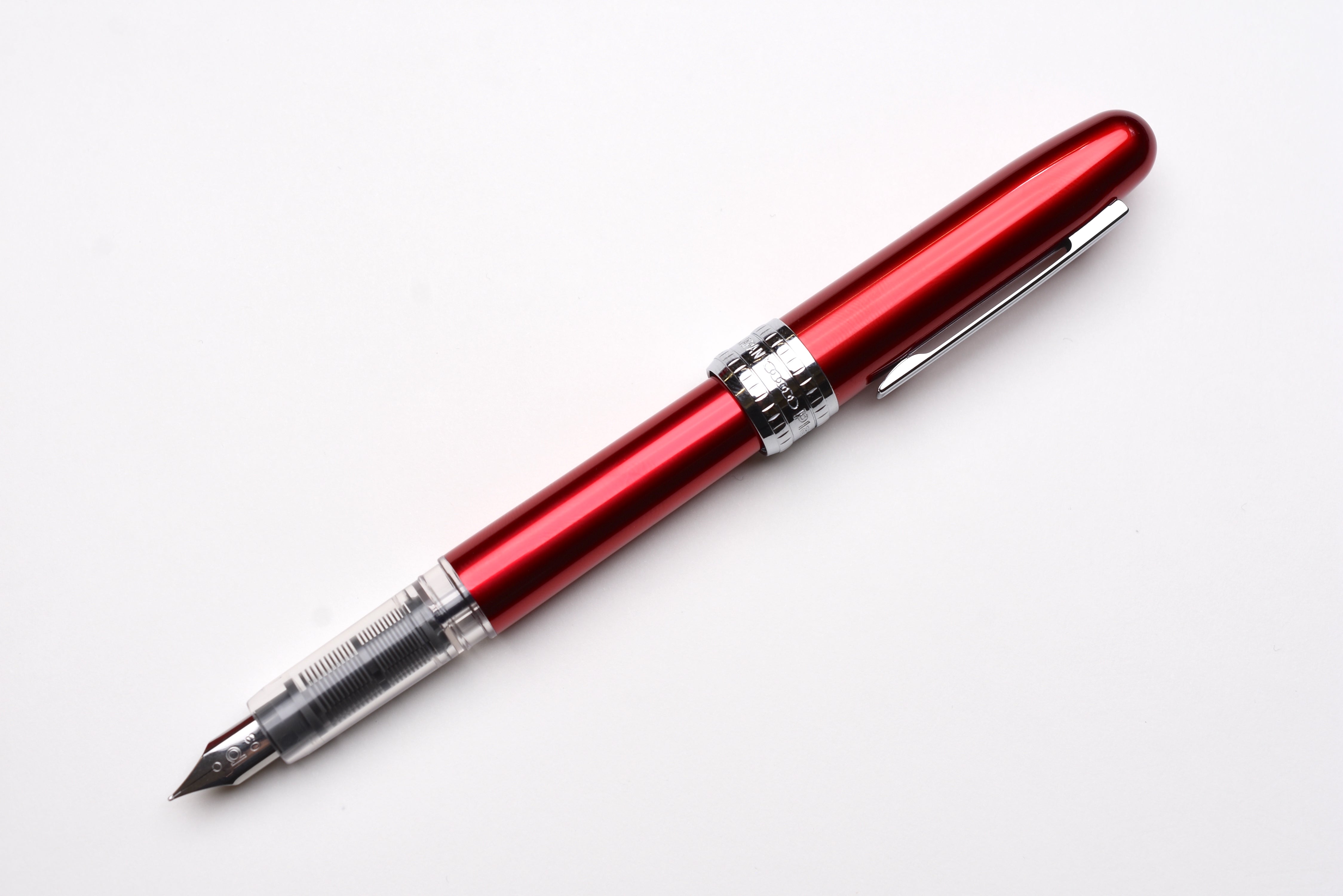 Platinum Plaisir Fountain Pen - Red