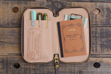 The Superior Labor Zip Pen Case - Dark Brown