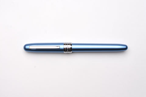 Platinum Plaisir Fountain Pen - Frosty Blue